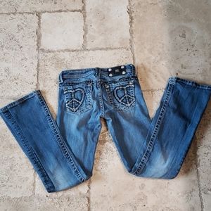 Girls Miss Me Bootcut jeans